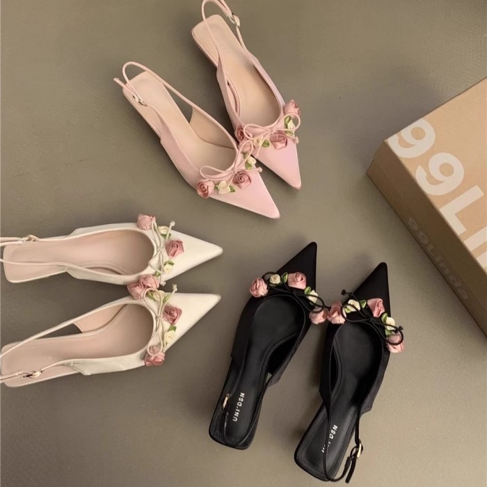 Элегантные женские босоножки "Floral Charm"