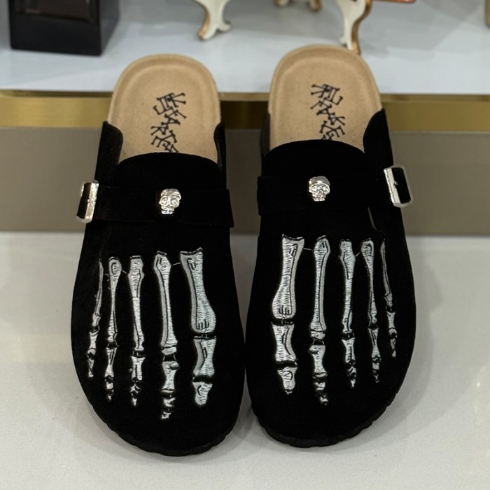 Вишиті замшеві мюлі Birkenstocks
