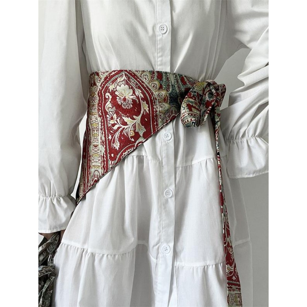 Широкий женский пояс для украшения, этнический стиль (5 цветов)