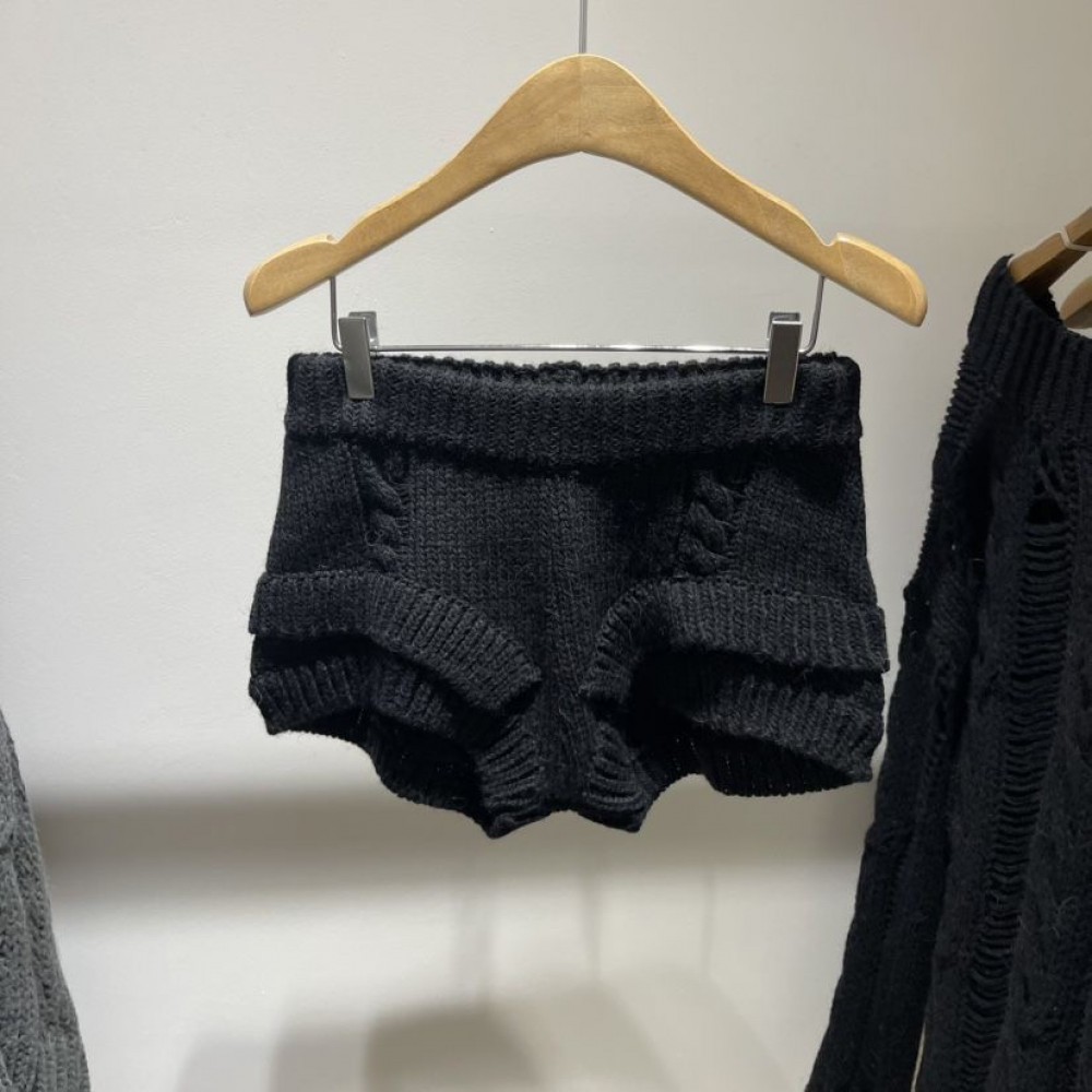 Жіночі в'язані вовняні шорти  Slim Fit ( 4 кольору )