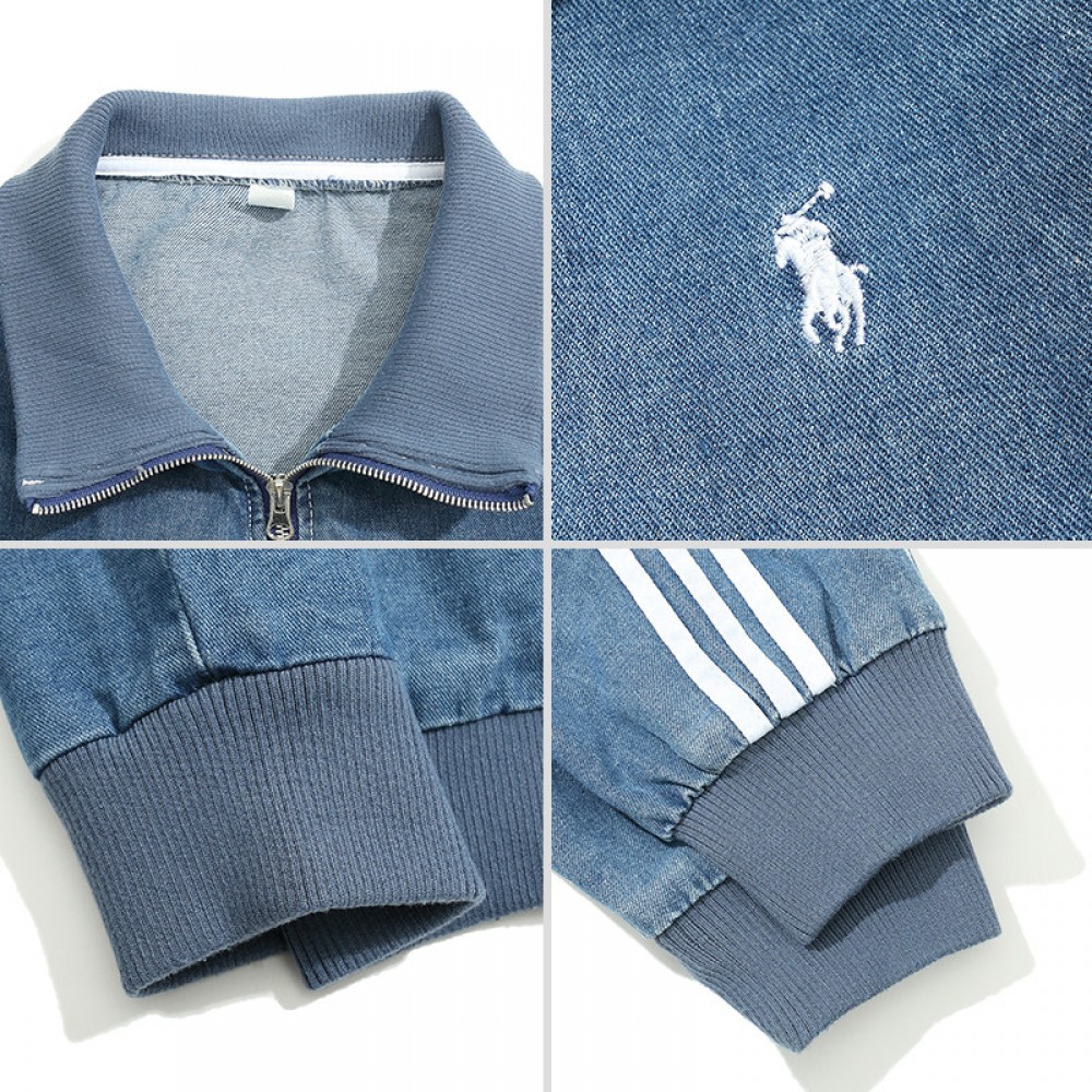 Джинсовая куртка BMOB на молнии