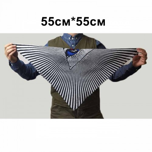 Унисекс хлопковый платок-бандана с принтом «Глаз» 55×55 см Унисекс хлопковый платок-бандана с принтом «Глаз» 55×55 см